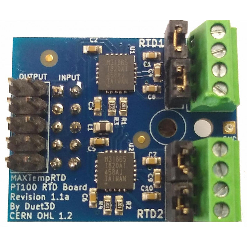 PT100 daughterboard for Duet Wifi